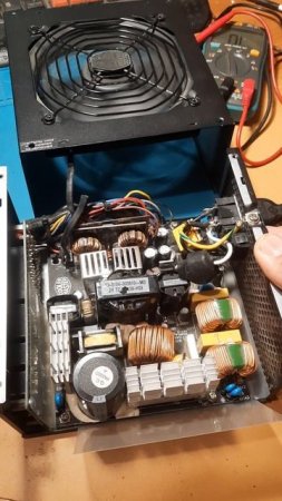 Блок питания Cooler Master MWE GOLD 750. Включается через раз.