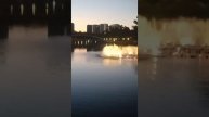 ФАНТАН съёмка с берега пруда