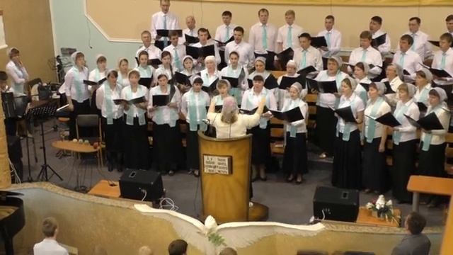 01 Из шума улиц и дорог, пришли мы в дом молитвы, хор ОЦХВЕ Пермь, 08.10.2016 HD (360p)