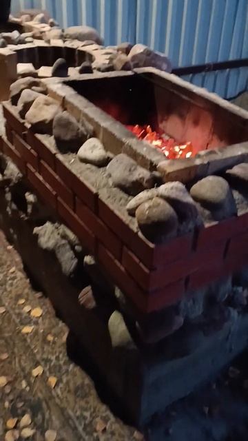 мангал из шамотного кирпича своими руками