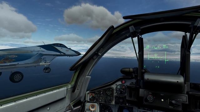 45. МиГ-29А (Посадка с прямой) / MiG-29A (Landing straight). DCS v1.5.0 смотреть онлайн