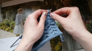 Вяжем паркетный узор спицами 🍂 knitting pattern.