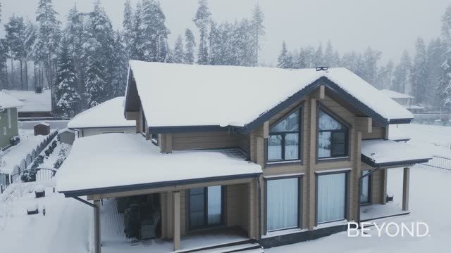 Новый дом из клееного бруса в клубном посёлке смотреть онлайн