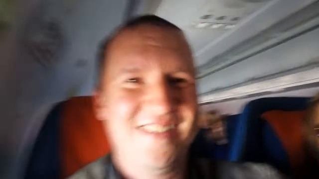 Полёт глазами пассажира. Взлёт, полёт, посадка.