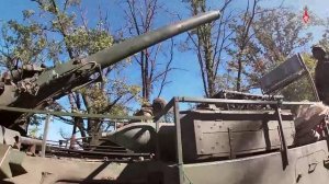 Боевая работа расчета самоходного миномета «Тюльпан» ГрВ «Восток»