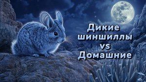 Дикие шиншиллы vs Домашние