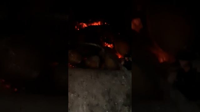 Печёные овощи в печи на углях. смотреть онлайн