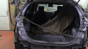 Хонда фит 2021. Сложный кузовной ремонт. Honda Fit