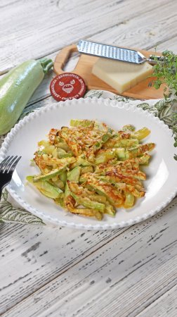 Кабачки фри с пармезаном