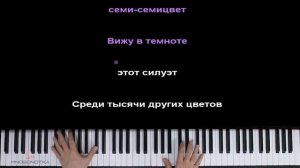 Домер - Семицвет (@domer.official ) ● караоке | PIANO_KARAOKE ● ᴴᴰ + Н