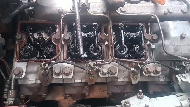 замена маслосъёмных сальников головки КАМАЗ 740 (5320) бе? смотреть онлайн