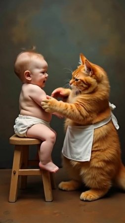 Когда ты не просто кот, а оранжевый кот — уровень харизмы зашкаливает! 😼