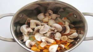 Пшенная каша с грибами