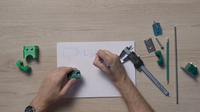 Обратное проектирование трубного зажима. 3D печать. Часть 1