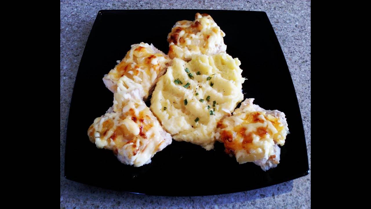 Курица с ананасами и сыром! Фрикасе из курицы! смотреть онлайн