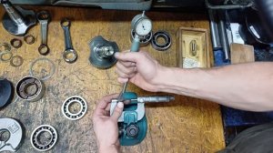 Ремонт коленвала BRP 552 XU платформа.