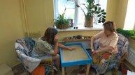 Видео сессии с подростком в формате песочной терапии.