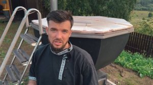 Банный чан после года использования. Долго топить зим?