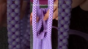 Быстрый МК, как пришить молнию в сумку из бусин