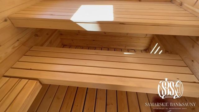 Обзор бани 6м из профилированного бруса в с. Красный Яр