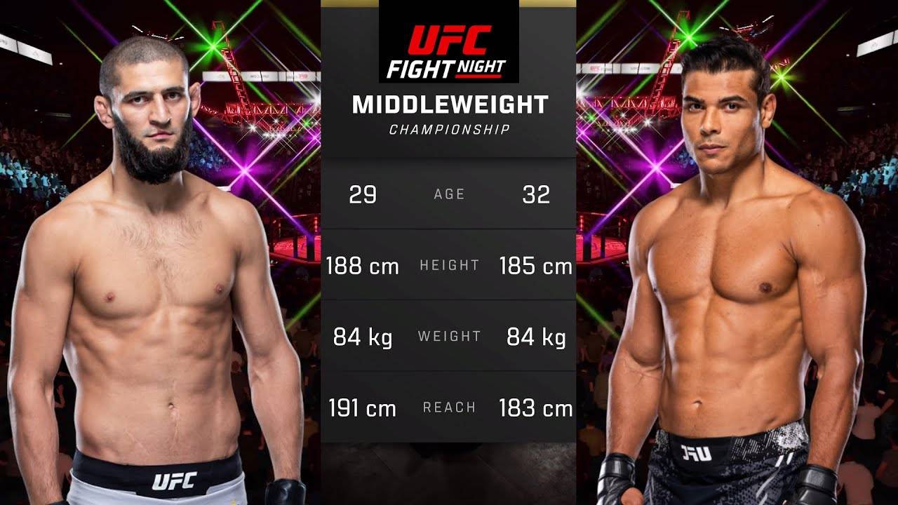 Хамзат Чимаев против Пауло Косты Полный бой - UFC 5