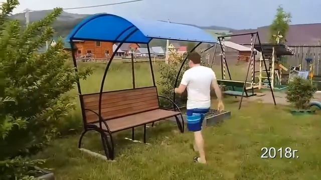 топ Варианты дачных скамеек трансформеров