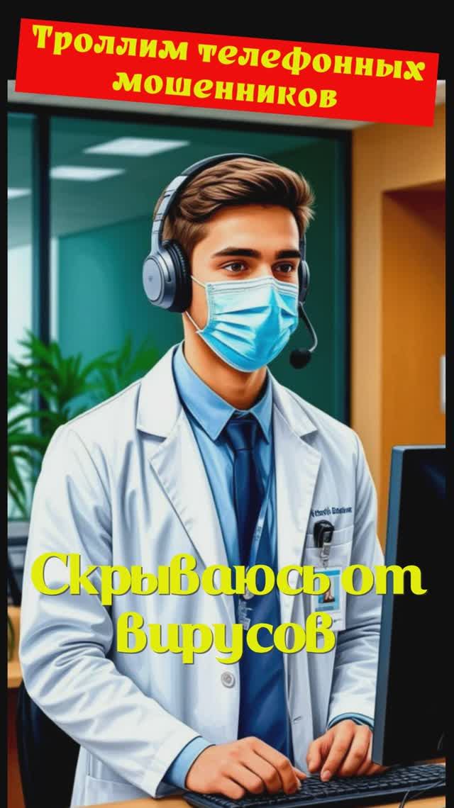 Умиточка. Скрываюсь от вирусов. Телефонное мошенничество