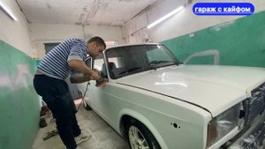 Полировка ваз 2107 акриловая краска , отмыл двигатель аз