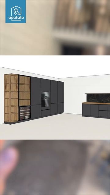 Кухня-гостиная #домподключ смотреть онлайн