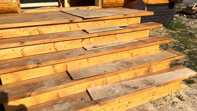 Дом из бревна. Бревно большого диаметра. Отделка дома ? смотреть онлайн