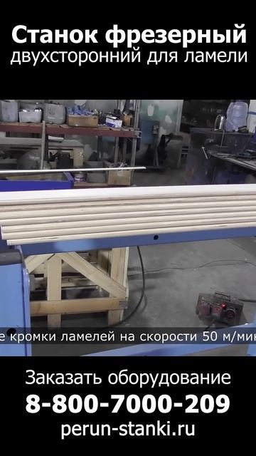 Станок фрезерный двухсторонний для ламели #shorts #произ?
