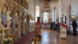 Божественная Литургия в среду 3-й седмицы по Пасхе