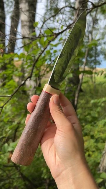 Рукоять: платан, рог лося Ттх: 140/30/3 Ножны натуральная к смотреть онлайн