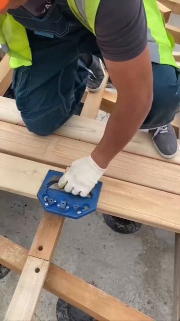 Монтаж террасы с помощью kreg deck jig #терраса #фасад #diy #tools смотреть онлайн