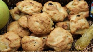 Печенье с изюмом и ананасом