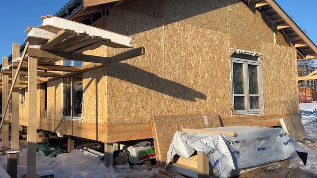 Строительство Теплого Дома🏡( тепловой контур 4 этап ) смотреть онлайн