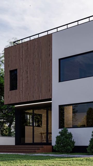 Дом 150 м2 в современном стиле #архитектор #архитектура # смотреть онлайн