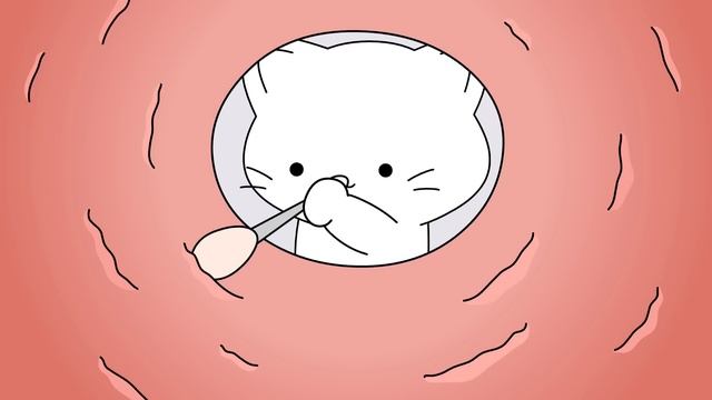 Чистим ушки у котят, мультфильм АСМР
