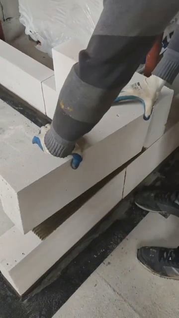 Правильная кладка газоблока #строительство #проектдо? смотреть онлайн