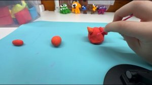 Лисичка из Ми-ми-мишек лепим из воздушного пластилина