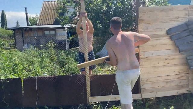 Игорь вернулся на канал!!! Делаем забор смотреть онлайн