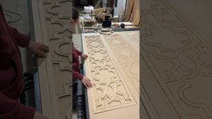 Фрезеровка резного фасада с двух сторон на чпу