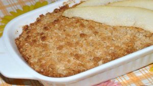 Грушевый крамбл