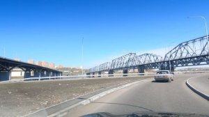 г. Красноярск, Николаевский мост, Ярыгинский проезд май 2025г.