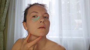 ♡ ЛИМФОДРЕНАЖНОЕ ТЕЙПИРОВАНИЕ | УБИРАЕМ ОТЁКИ ПОД ГЛА