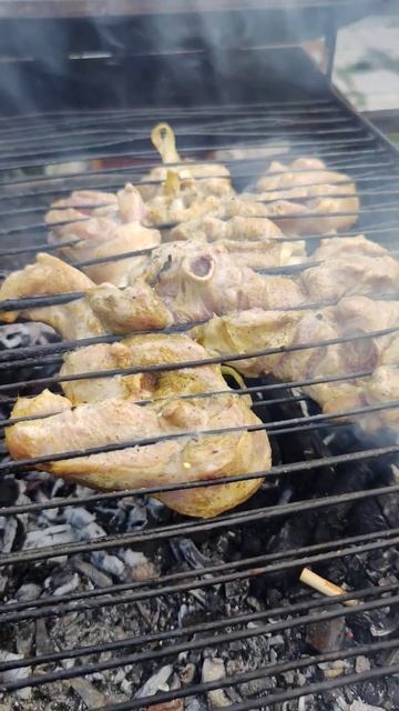 Жарю мясо Индейки #мясо #шашлык #индейка #вкусныйшашлы?