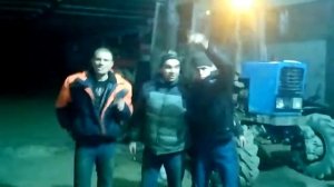 Трактористы отжигают