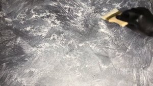 Нанесение эффекта декоративного песка