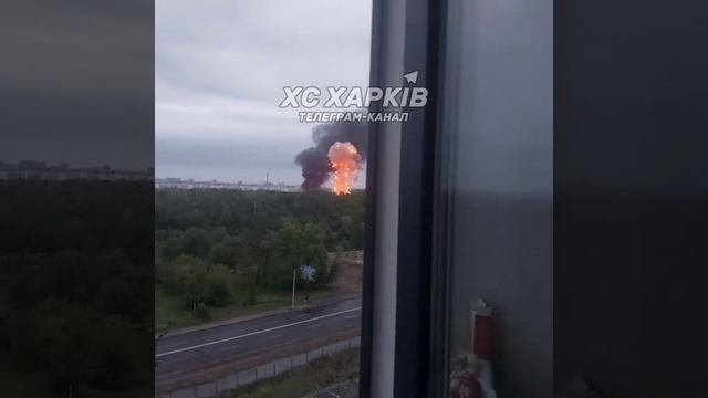Вчера утром  «Герани» атаковали Харьков. Налёту подверглись станция Харьков-Сортировочный !!!