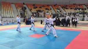 Командные комплексы - хьенги на Чемпионате России 🇷🇺 по таэквондо ГТФ.